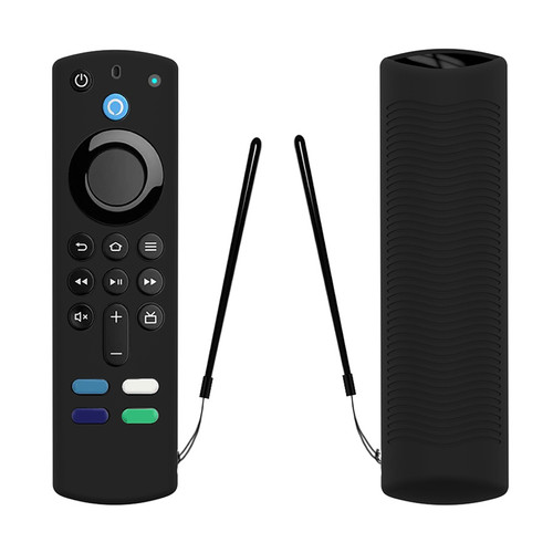 Remote Control Cover Universal Shock Proof Soft Silicone Remote Sleeve for Amazon Voice Remote 3rd Gen