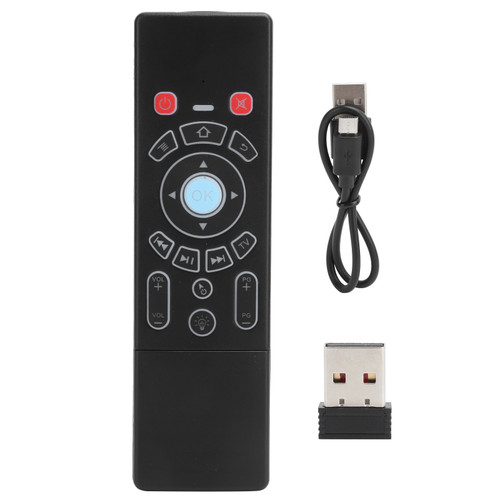 Air Remote Mouse Keyboard 2.4G 6‑Axes Gyroscope Touchpad Backlit for Android/Smart TV Box PCStandard Edition