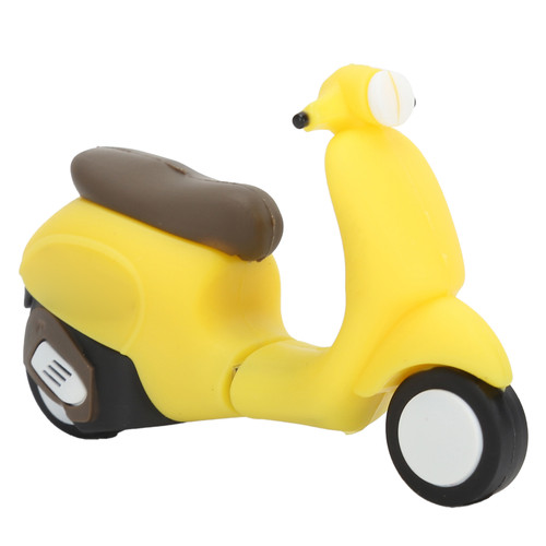 Memory Stick 2.0 USB Flash Drive Pendrive Data Storage Cartoon Electric Car Doll Yellow64GB