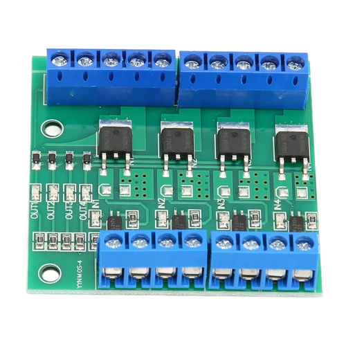 MOS Driver Module 4 Way Field Effect PLC Amplifier Board 3‑20V PWM Input DC 3.7V‑27V Output