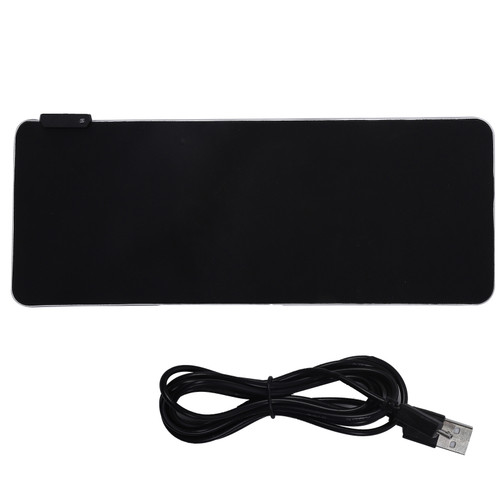 Mouse Pad RGB Light Rubber Thicken Notebook Tablet Mat USB Interface Computer Accessories300x800x4mm