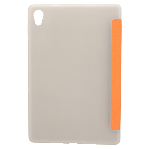 Tablet Protective Cover Tablet Precise Hole Position Design Adjustable Support Imitation Leather Case for M40 Air P30HD Orange