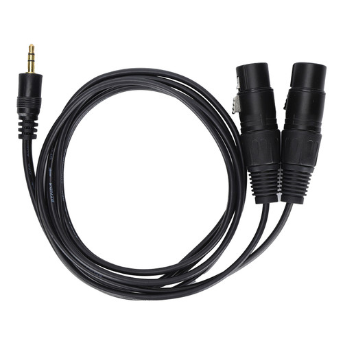 JORINDO Dual Female XLR to 3.5mm YSplitter Cable XLR Female to 1/8 Inch Jack Cable Cord