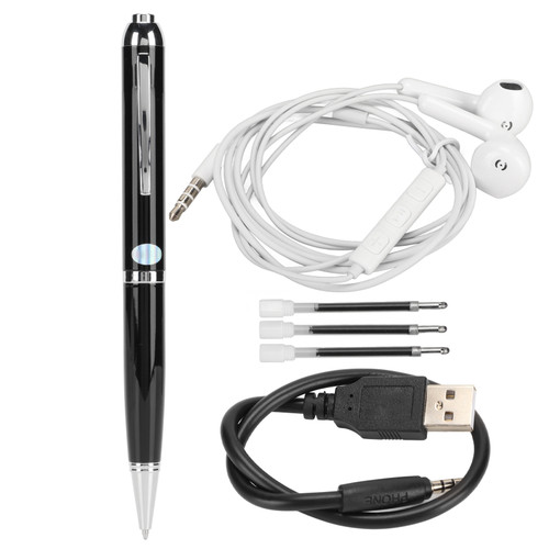 Pen Digital Voice Recorder One Key Recording HD Noise Reduction Portable Voice Activated Recorder for Learning Meetings 8G