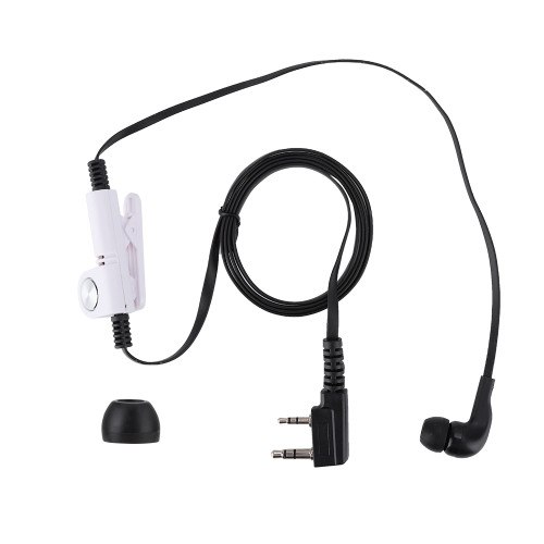 Fashionable Noodle Style Earphone K Headphone For KENWOOD / Baofeng Walkie Talkie (Black)