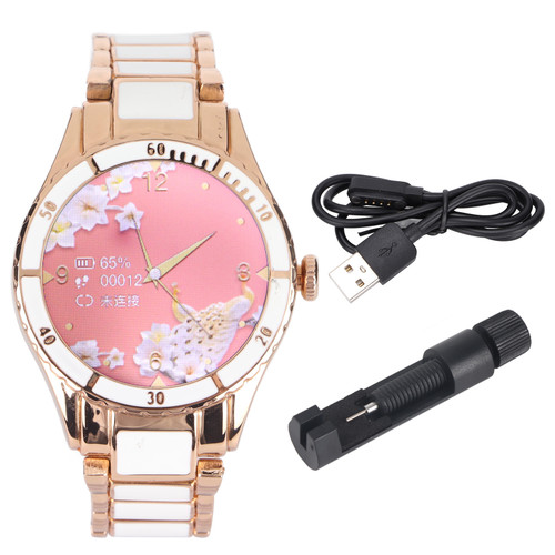 Z73 1.09 Inch Women Smart Watch Classic Luxury Recording Call Music Player Lady Smartwatch
