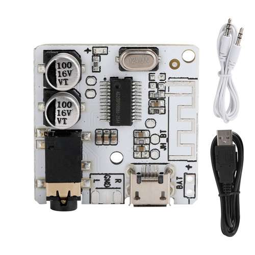 1161A Bluetooth 4.1 Audio Receiver Board Wireless Stereo MP3 Lossless Decoder Module White