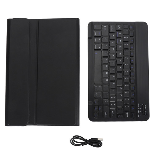 Keyboard Case for Xiaomi for Mi Pad 6 6 Pro 11 Inch 2023 PU Stand Cover with Magnetic Removable Wireless Bluetooth Keyboard Black