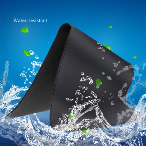 800*400*2mm Large Size Plain Black Extended Water-resistant Anti-slip Rubber Speed Gaming Game Mouse Mice Pad Desk Mat