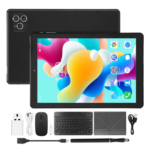 10.1 Inch Tablet Octa Core 5G WiFi 4GB RAM 64GB ROM Phone Tablet with RGB Keyboard Mouse for Android 11