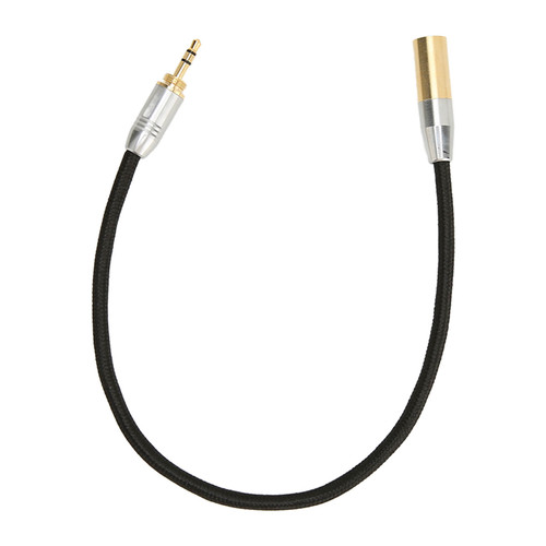 3.5mm Male to Mini XLR 3pin Cable Professional Gold Plated 3.5mm to Mini XLR Adapter for Microphone Mixer Camera