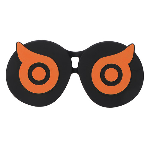 VR Lens Cover Professional Cute Owl Shape Silicone VR Lens Protector for PICO4 Accessories Orange