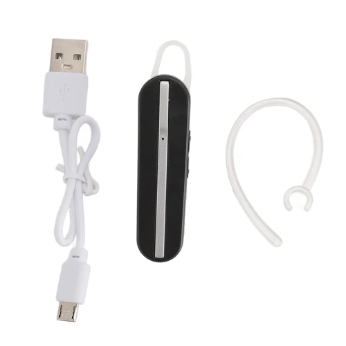 Single Ear Bluetooth Earpiece Multifunction BT 5.3 Waterproof Long Standby Wireless Bluetooth Earphone for Call Music Business Driving