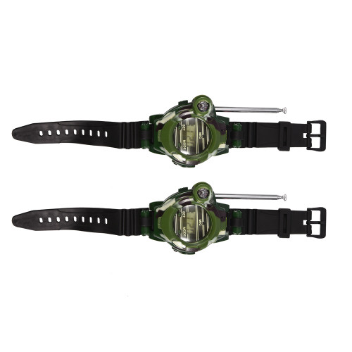 2Pcs Mini Children Walkie Talkie Children Wrist Watches Intercom Outdoor Toy Gift
