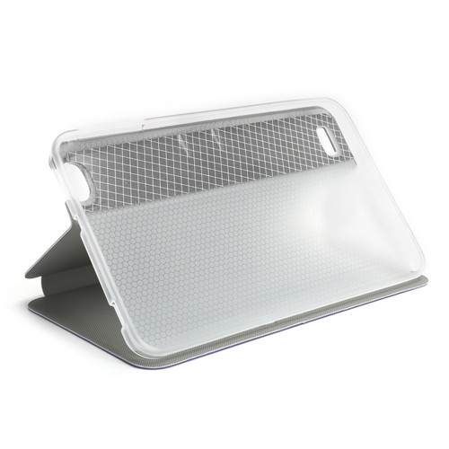 Tablet PC Stand Cover P80/P80H/P80X Business Protective Case TPU+PU Anti Fall Soft Shell(Blue )