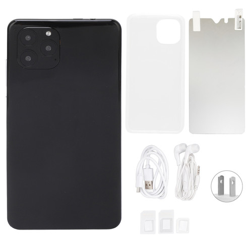 I13 PRO Smartphone with 5.5inch QHD Screen Three Cards Dual Standby 3G Mobile Phone 110‑240V