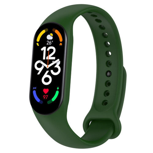 Replacement Bands Compatible for Xiaomi Band 7 Silicone Wristbands Breathable Smartwatch Band