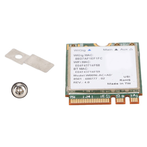 Wireless Net Card 867Mbps M.2 NGFF Wide Coverage 2.4Ghz 5Ghz Wireless Card for Computer Laptop