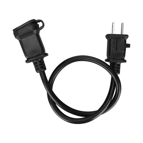 USA Power Extension Cable with Fuse and Waterproof Cover  AC 2 Pin Male Female Power Cord for NEMA 1‑15P to NEMA 1‑15R