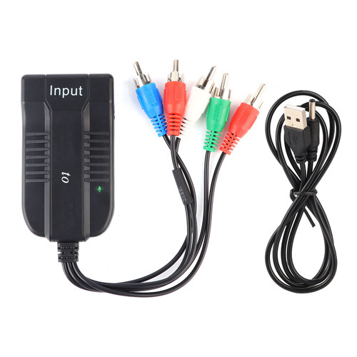 HDMI to YPBPR Cable Adapter HDMI to Video R/L 1080P Component Audio Video Converter