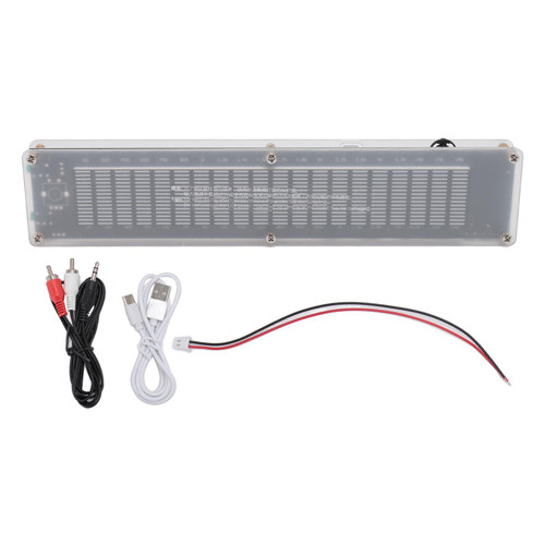 Music Spectrum Level Light Dual Channel Multi Mode 15 Band Digital Equalizer Voice Pickup Music Spectrum Indicator