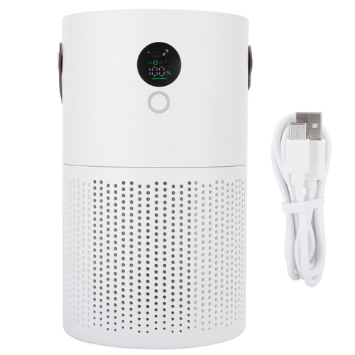 AP01 Desktop Negative Ion Purifier for Indoor Bedroom Office Small Formaldehyde RemovalWhite