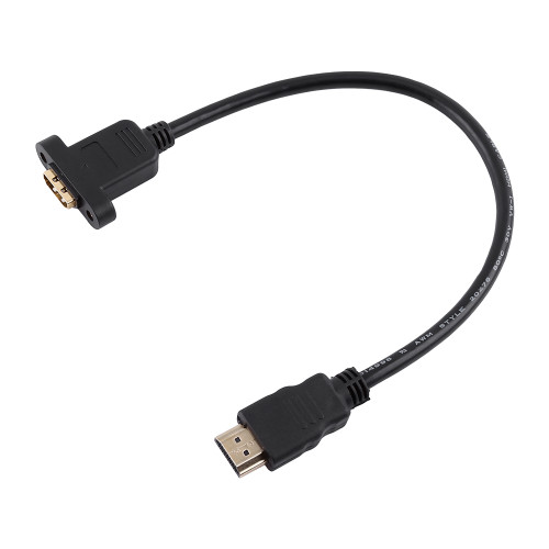 HDMI Male to HDMI A type Female Adapter Converter Extension Cable With Screw Hole 30cm