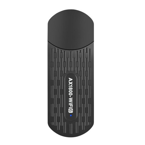 USB WiFi Adapter USB3.0 AX1800Mbps 2.4GHz 5Ghz High Gain Antenna MU MIMO Plug and Play WiFi Dongle for Office Travel