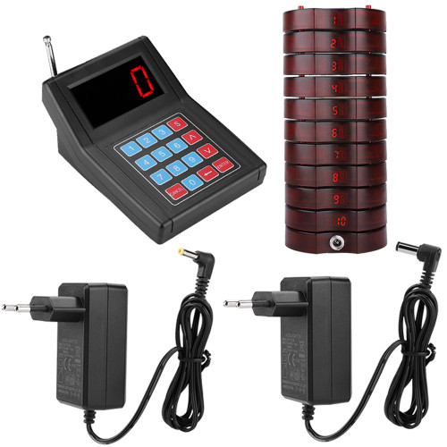 1-for-10 Restaurant Calling System Wireless Guest Paging Queuing System