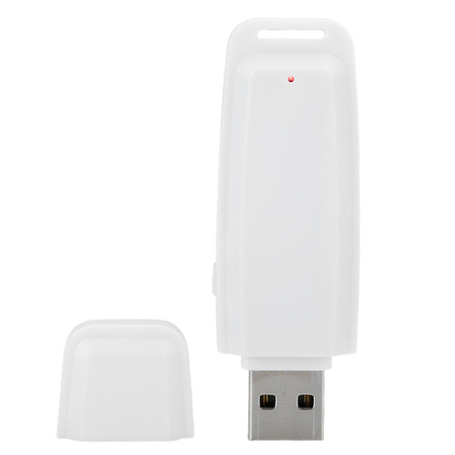 SK001 Mini Digital Voice Recorder UDisk TF Flash Card USB2.0 Recording Pen for Windows Xp Vista7/8(White )