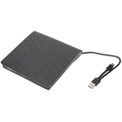 CD DVD External Drive Portable Ultrathin USB 3.0 External DVD Drive Compatible for Macbook Pro for Windows 10 for Linux