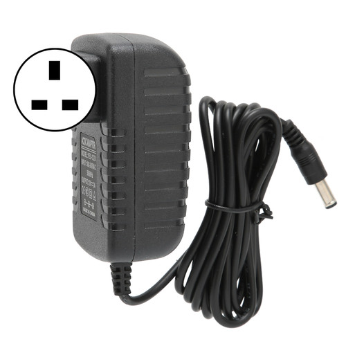 12V 1A Power Adapter Insulating Property Anti Interference Overvoltage Protection Power Supply Adapter 100‑240VUK Plug
