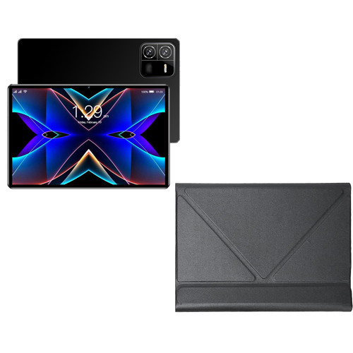 Tablet 4GB+64GB 10.1 inch 1960*1080 High-Clear Android12 4G Calling 8-Core MT6755 Processor 128GB Expandable Memory BT4.2 6000mAh Battery Long Standby Time with Tablet Case