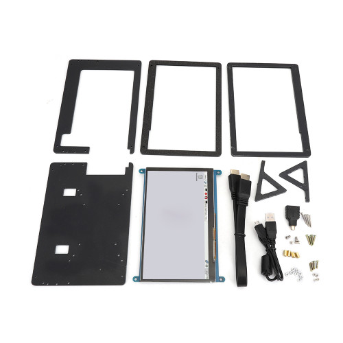7 Inch 1024x600 HDMI LCD Touch Screen Display with Acrylic Shell for Raspberry Pi 4b 3b 3b