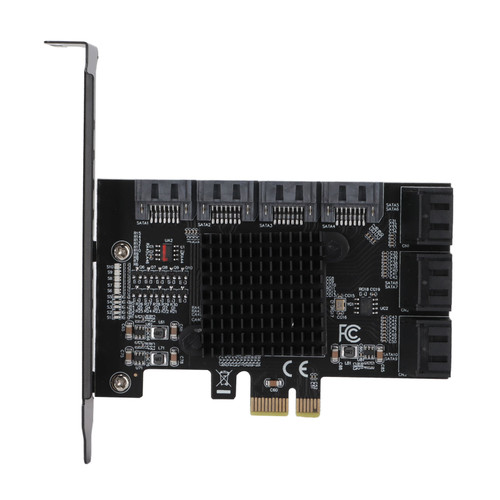 SATA PCI E Card IDE/AHCI Mode ASM Chip 7 Pin Connection Terminals Expansion Cards for Win XP