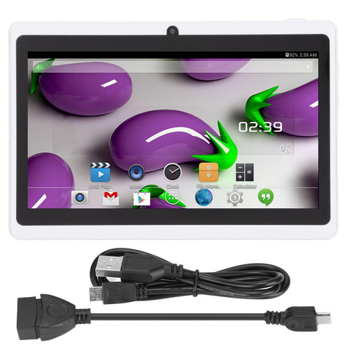 7in Tablet PC Quad Core CPU Eye Caring Kids Tablet with 8GB ROM Support WiFi Bluetooth Dual Camera for Android