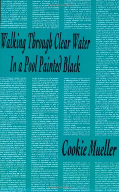 Walking Through Clear Water in a Pool Painted Black (Native Agents)