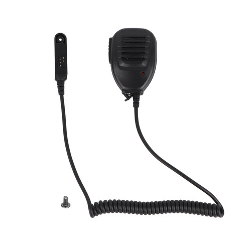 UV-9R High Anti-Impact ABS Plastic Waterproof Walkie Talkie Handheld Microphone Radio Hand Mic Accessory