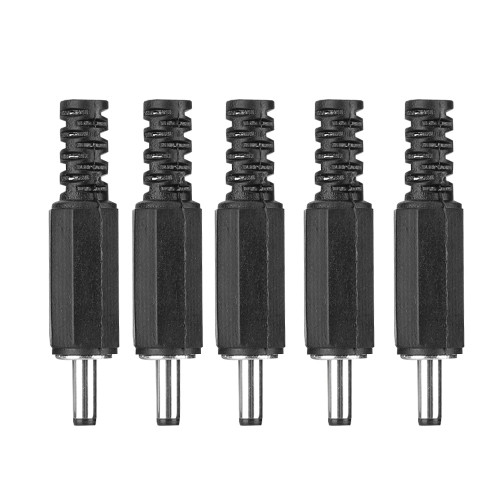 5pcs 1.3mm x 3.5mm Male DC Power Plug Jack Coaxial Connector Adapter