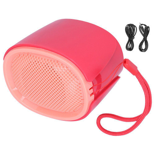 sada A6 Portable Bluetooth 5.0 Audio Speaker Wireless Stereo Music Speaker with LanyardRed