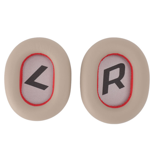 Replacement Ear Pads Soft Protein Leather Replaced Earpads Cushions for Plantronics Backbeat Pro2 SE Voyager 8200 UC Headphones White