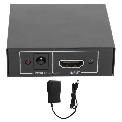 HD Multimedia Interface 1 to 2 Distributor 4K x 2K Converter Video Splitter  100‑240V