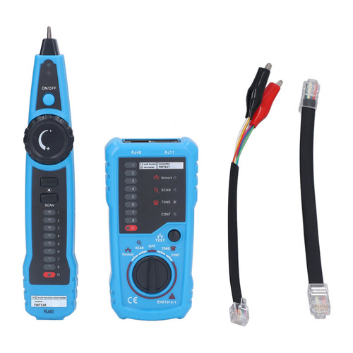 Network Cable Tester RJ45 FWT11 Anti Interference Handheld Ethernet Cable Tester Rapid Positioning Phone Cable Tracer