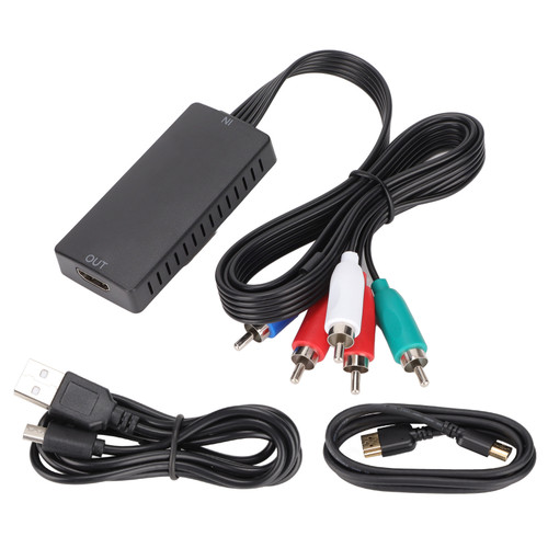 YPbPr to HD Multimedia Interface Adapter Component 1080P AV Converter for DVD HDTV Monitor