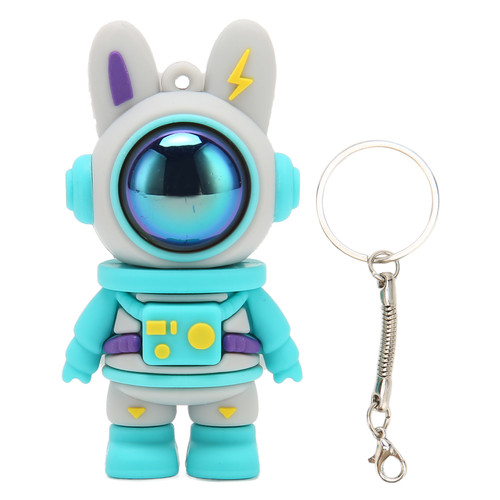 Cartoon USB Flash Drive Space Bunny USB2.0 Interface Plug and Play High Speed Memory Thumb Stick for Laptop Desktop Car Type 2 32GB