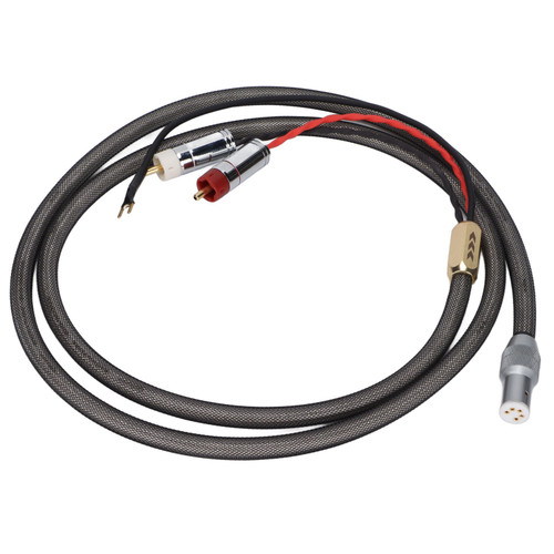 Xangsane XS‑0609 Vinyl Tonearm Cable Silver Plated Vinyl LP RCA to 5pin XLR Cable with Ground Wire1.5m / 4.9ft