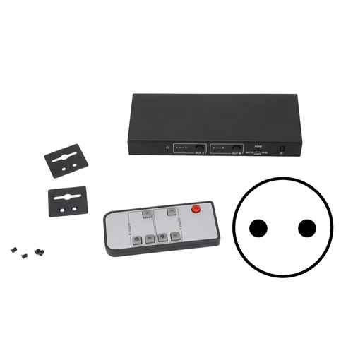 4K Sound Extractor 18Gbps 4Kx2K At 50/60Hz Plug and Play HD Multimedia Interface Sound Splitter 100‑240V EU Plug