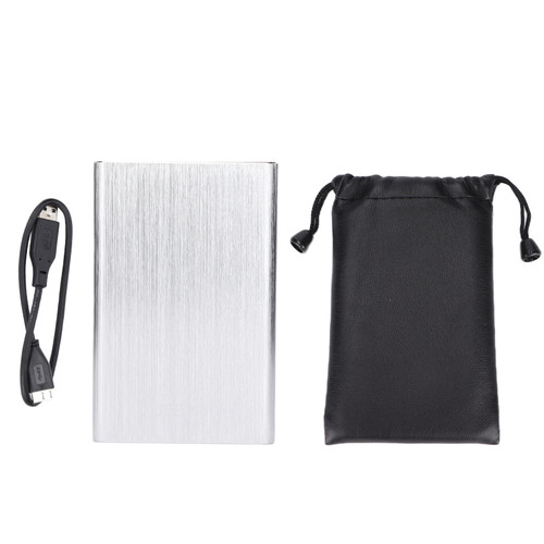 External Hard Drive Fast Data Transfer Easily Use Wide Compatibility Portable USB 3.0 HDD for OS XSilver 2TB