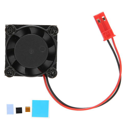For Raspberry Pi 4B Fan Kit with Builtin Heatsink Aluminum Radiator for Cooling 1G 2G 4G