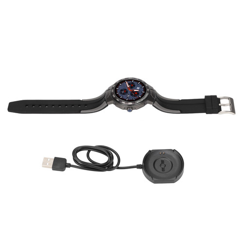 E15 Round Smart Bracelet Sports Tracking Fitness Watch Pedometer Sleep Monitor with 1.28 Inch IPS Color Screen Black